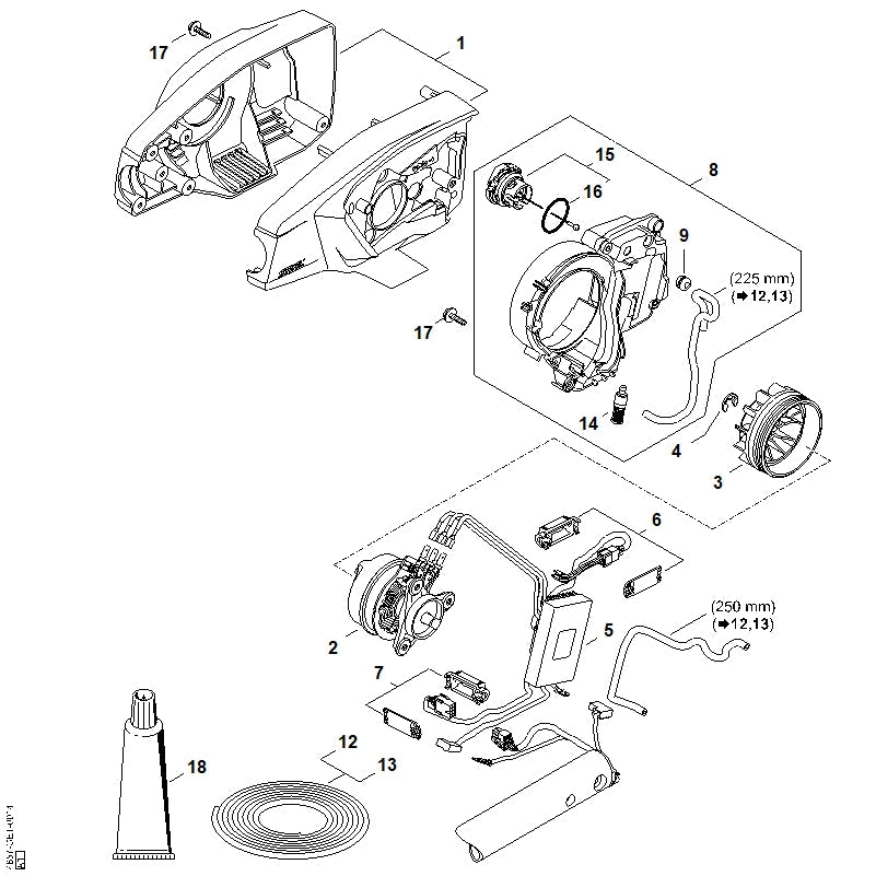 STIHL 48574401500 - Plug housing