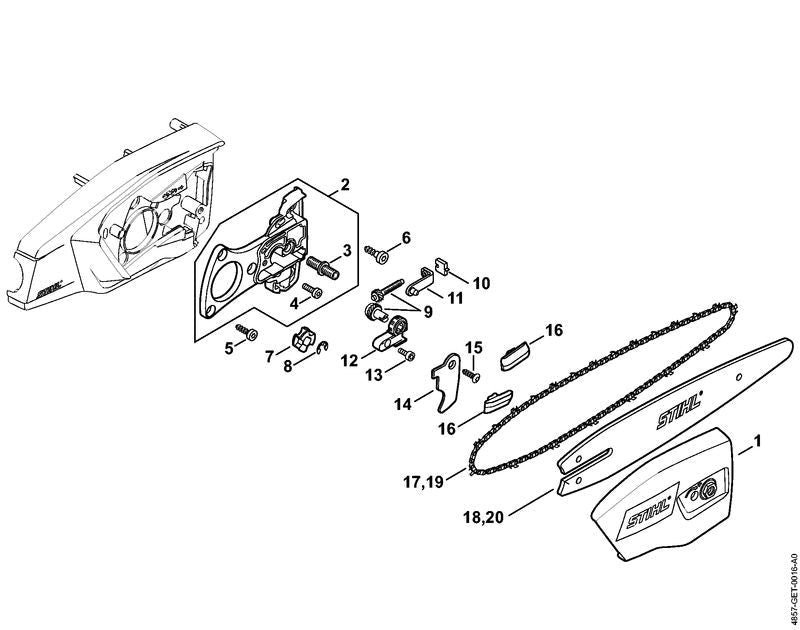 STIHL 48577161000 - Hook