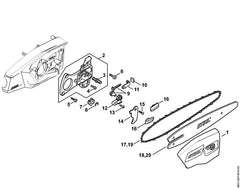 STIHL 48577161000 - Hook