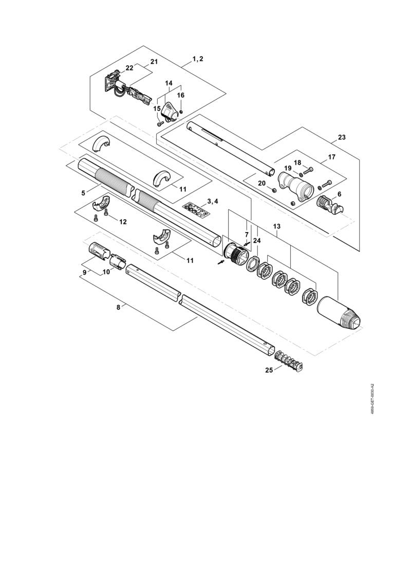 STIHL 48597403701 - Clamping piece