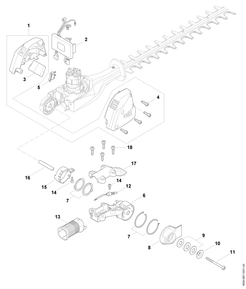 STIHL 48597934510 - Joint