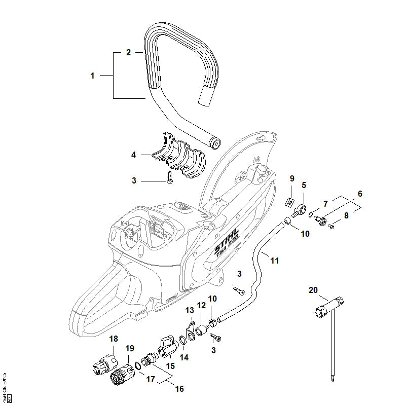 STIHL 00006700207 - Banjo bolt