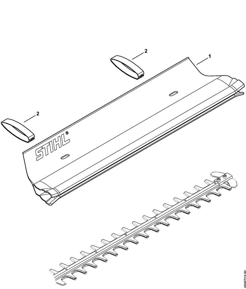 STIHL 48597480400 - Clip