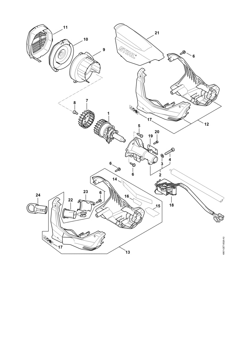STIHL 00009677526 - Warning note