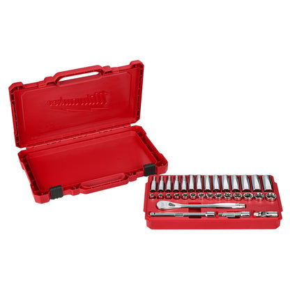 Milwaukee Coffret de douilles 1/2” FOUR FLAT (28 pièces)