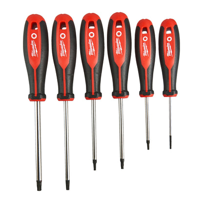 Jeu de tournevis Torx Milwaukee Tri-Lobe - 6 pièces