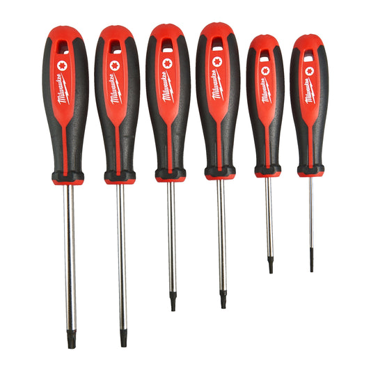 Jeu de tournevis Torx Milwaukee Tri-Lobe - 6 pièces