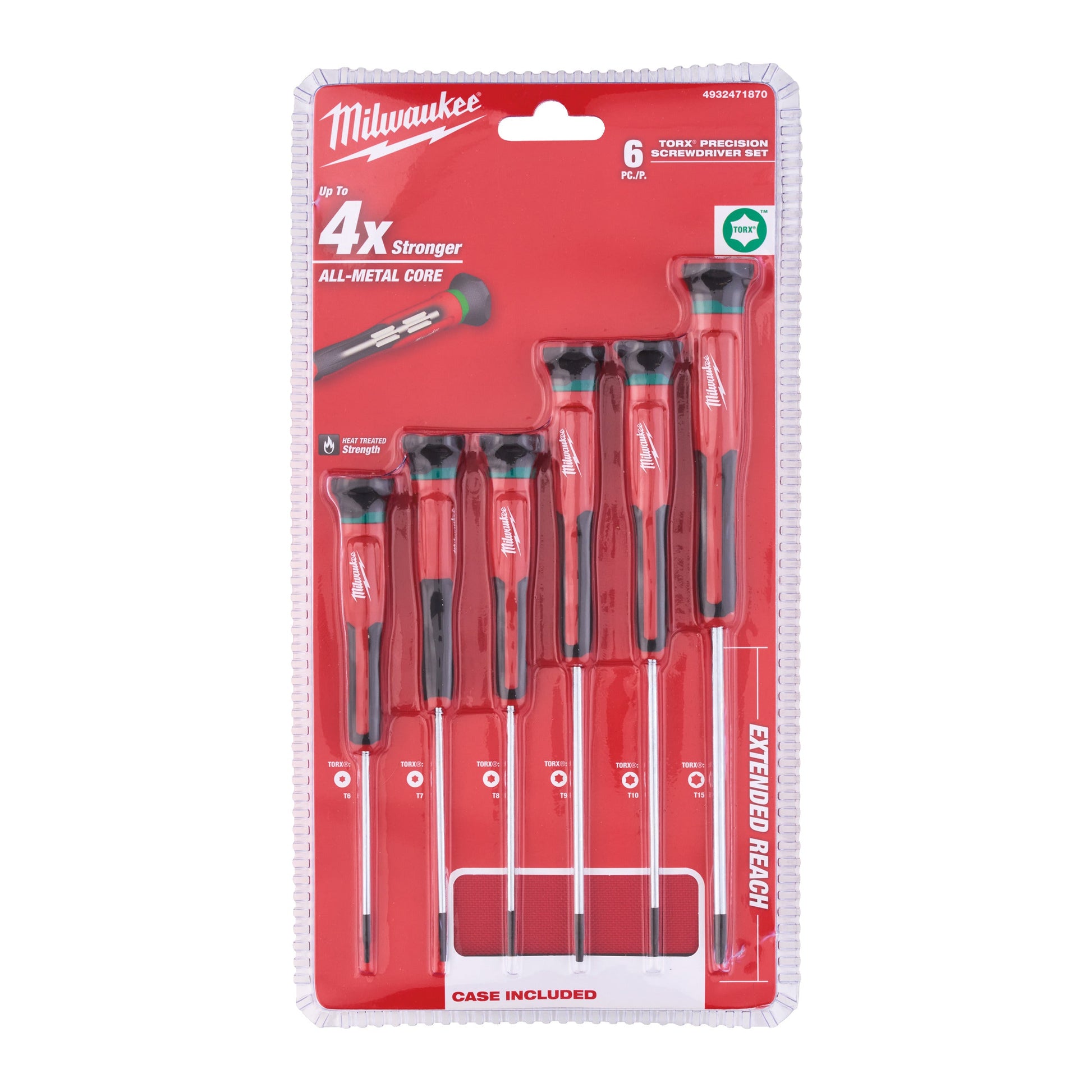 Milwaukee Jeu de tournevis de précision Torx (6 pièces)