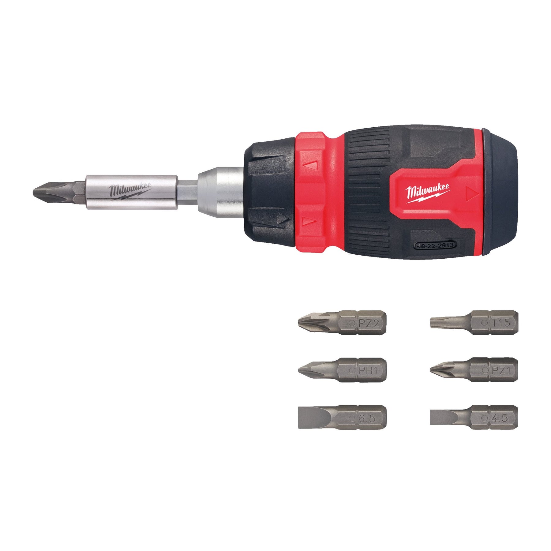 Milwaukee Tournevis compact multi-embouts 8 en 1