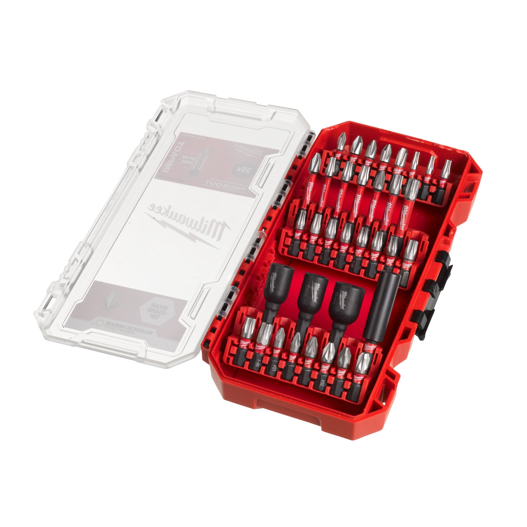 Milwaukee SHOCKWAVE Impact Duty – Coffret d’embouts 35 pièces
