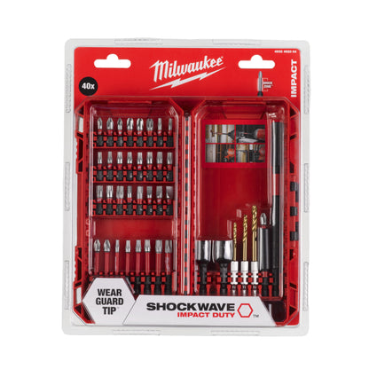 Coffret d'embouts SHOCKWAVE™ Impact Duty™ Milwaukee - 40 pièces