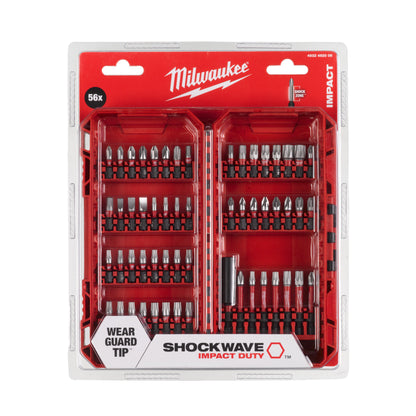 Milwaukee SHOCKWAVE Impact Duty Coffret d’embouts - 56 pièces