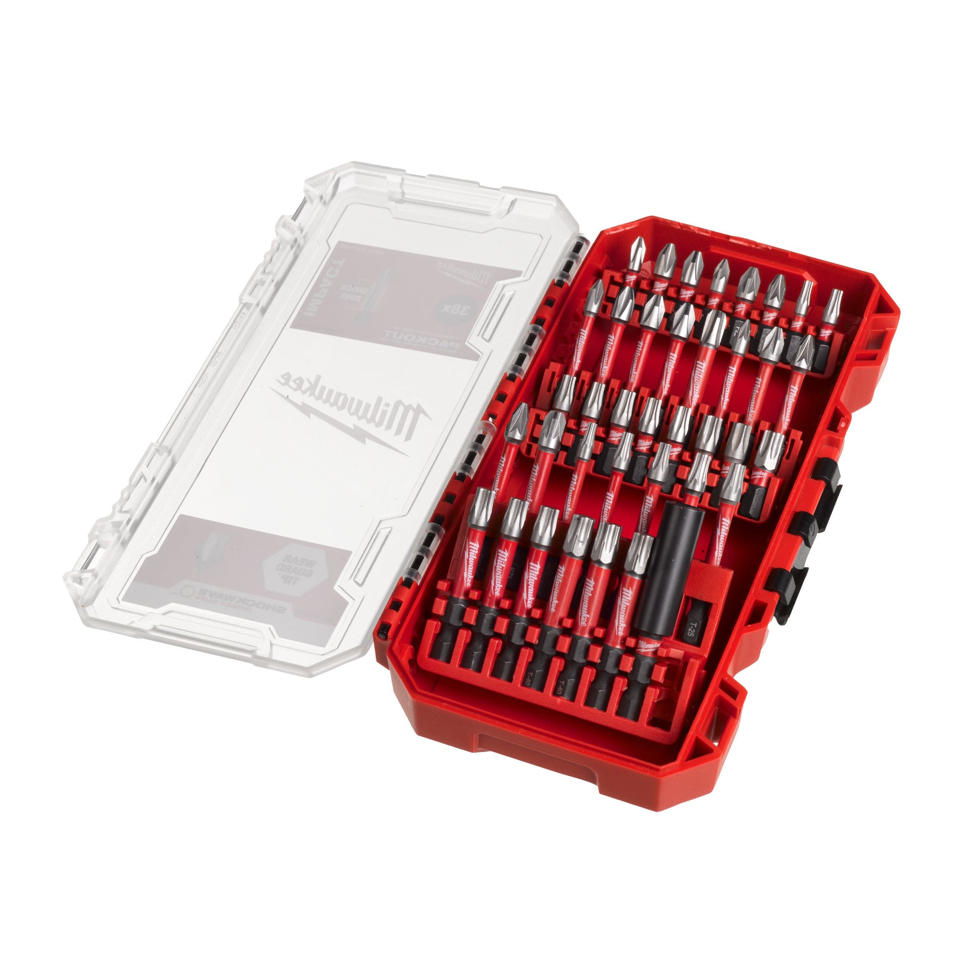 Milwaukee SHOCKWAVE™ Impact Duty™ – Coffret d'embouts - 38 pièces