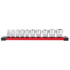 Milwaukee coffret de douilles 3/8” SAE (10 pièces)