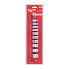 Milwaukee coffret de douilles 3/8” SAE (10 pièces)