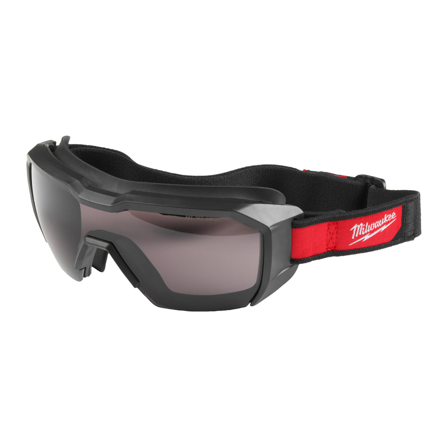 Milwaukee Lunettes-masque profil bas ventilées teintées