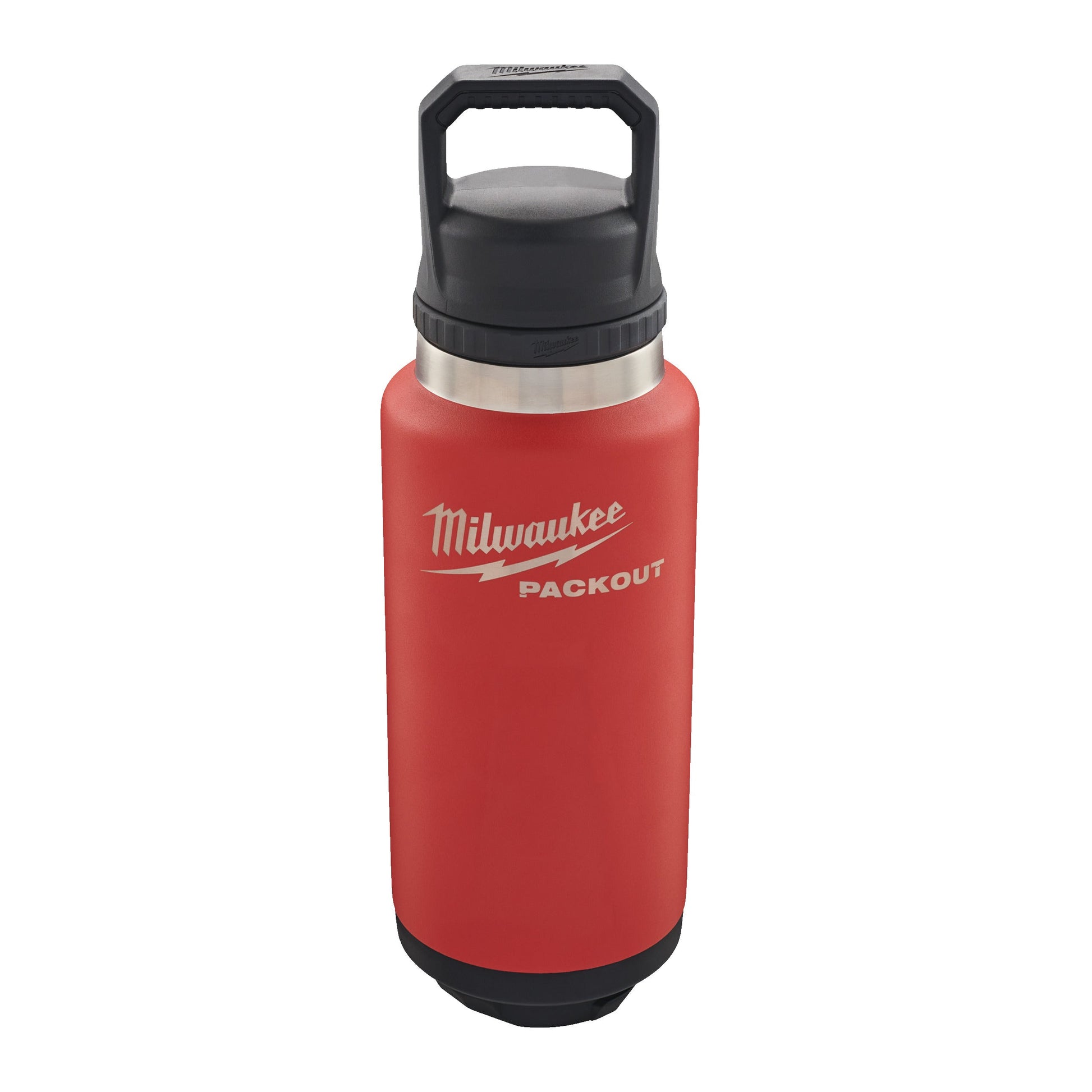 Milwaukee PACKOUT Bouteille 1065 ml avec couvercle Chug - Rouge