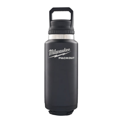 Bouteille Milwaukee PACKOUT 1065 ml avec bouchon Chug - Noir