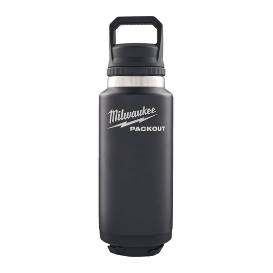 Bouteille Milwaukee PACKOUT 1065 ml avec bouchon Chug - Noir