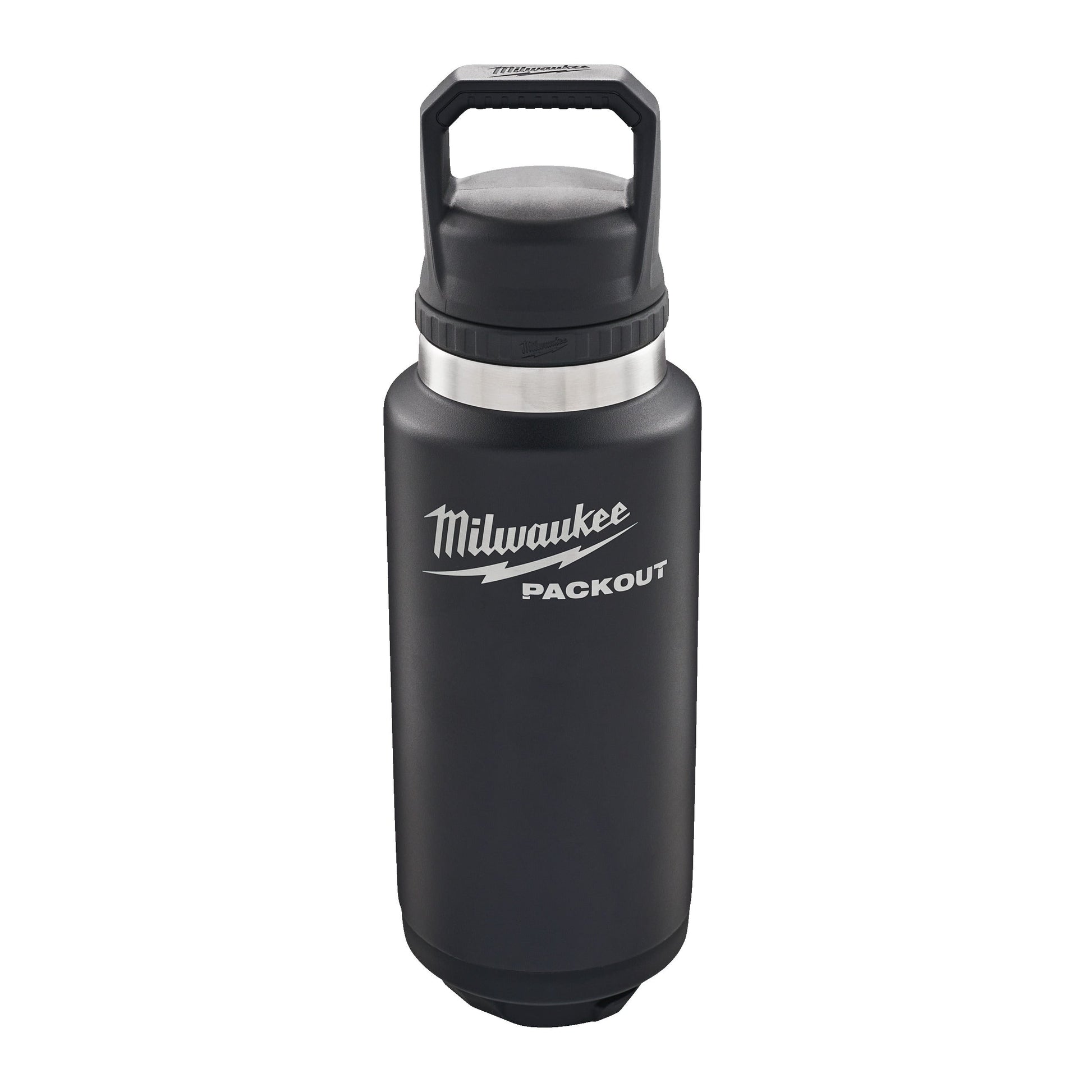 Bouteille Milwaukee PACKOUT 1065 ml avec bouchon Chug - Noir