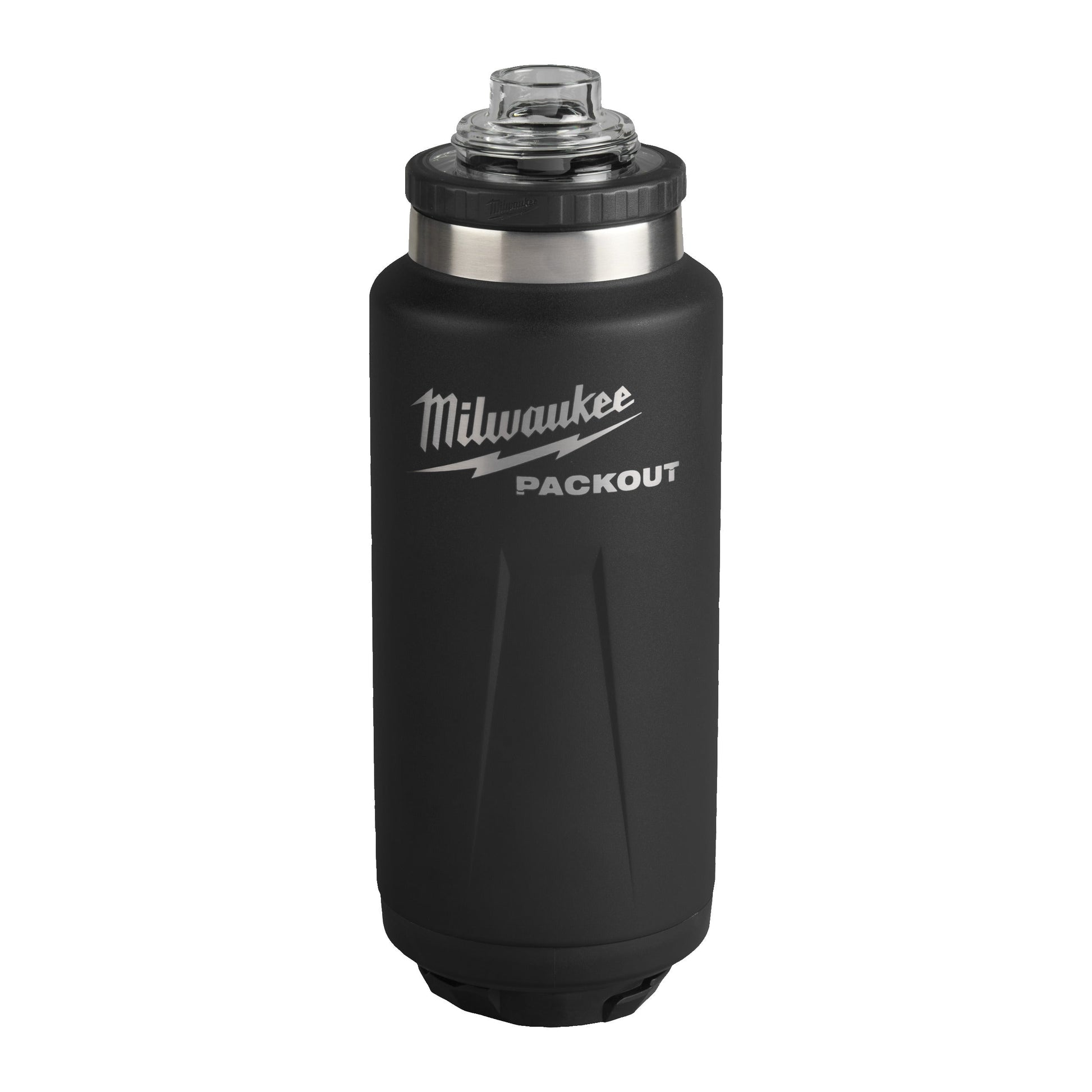 Bouteille Milwaukee PACKOUT 1065 ml avec bouchon Chug - Noir