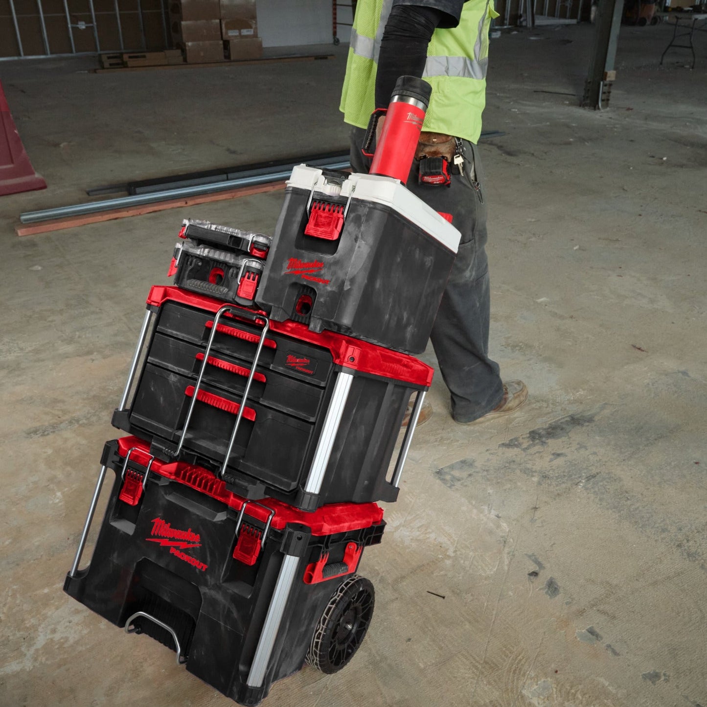 Milwaukee PACKOUT mug avec couvercle à bec 532 ml Rouge