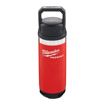 Milwaukee PACKOUT Bouteille 532 ml avec Bouchon - Rouge