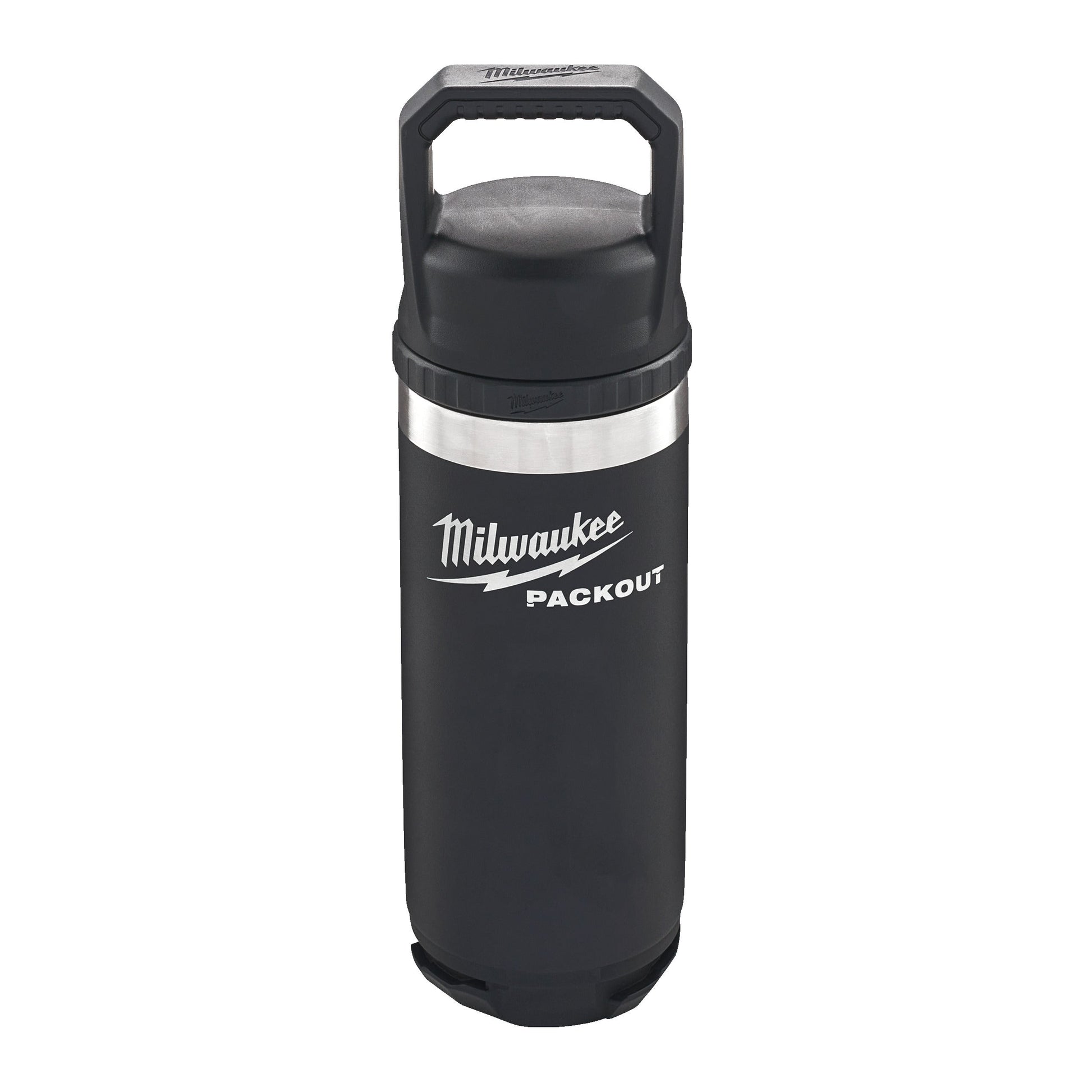 Milwaukee PACKOUT Bouteille 532 ml avec bouchon Chug - Noir
