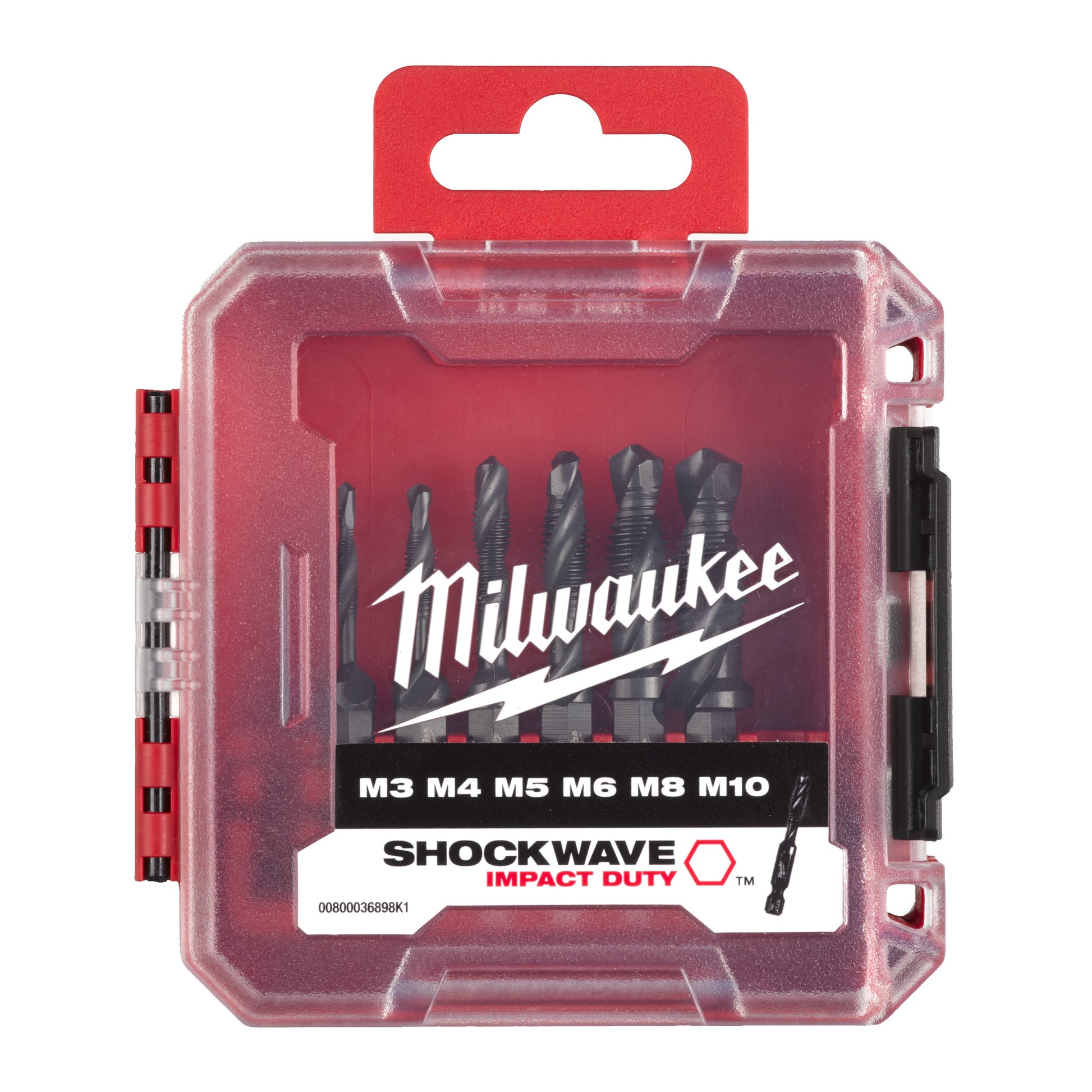 Milwaukee Jeu combiné de forets-tarauds HSS-G 1/4\" - 6 pièces