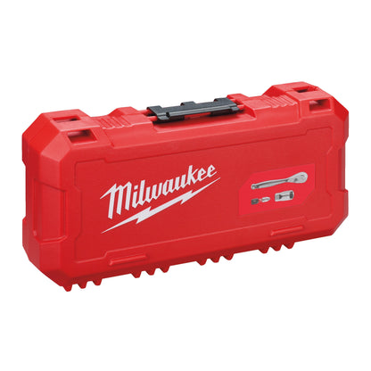 Milwaukee Coffret de douilles et cliquet 1/4" FOUR FLAT (38 pièces) en boîte compatible PACKOUT