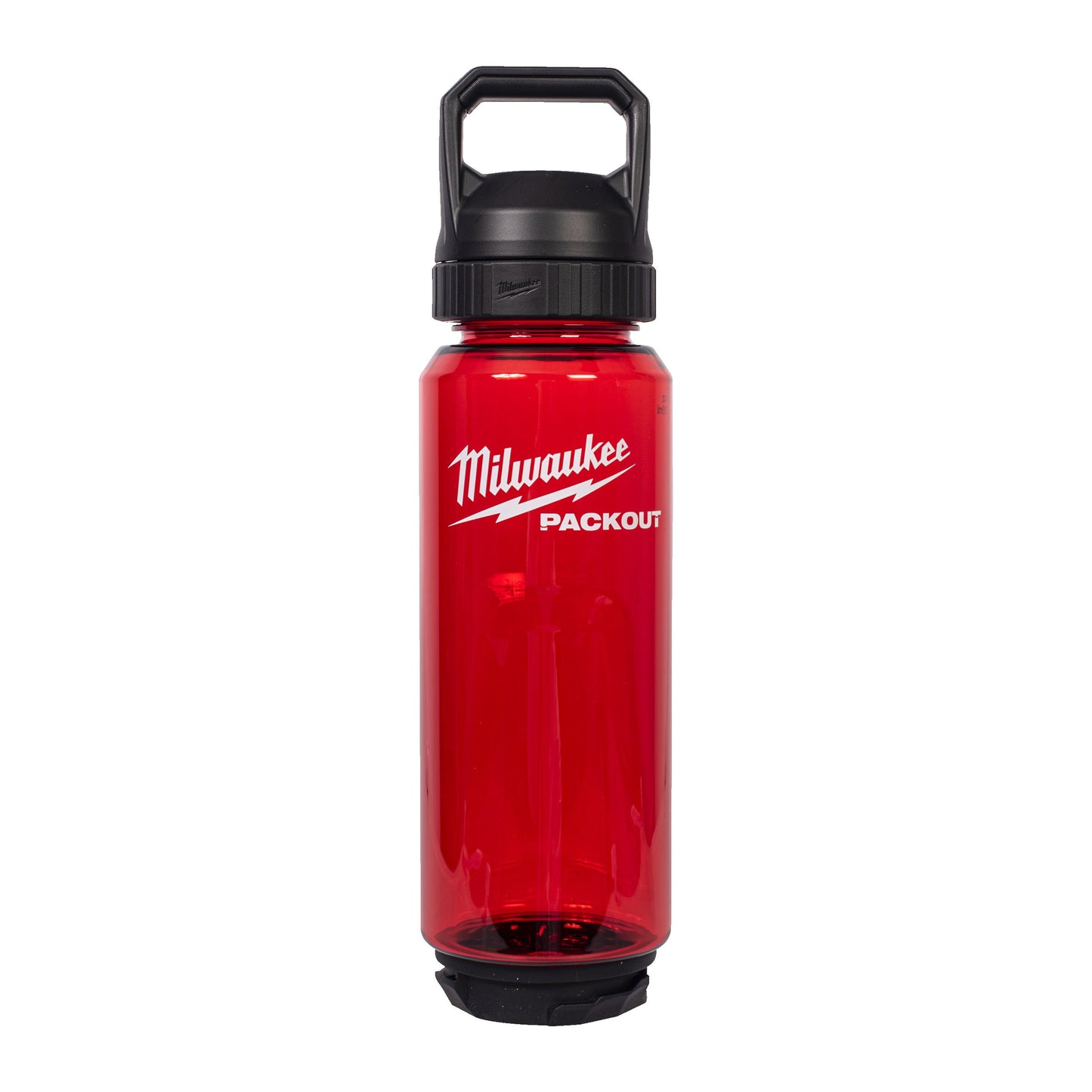 Milwaukee PACKOUT Bouteille plastique 1005 ml avec bouchon à goulot - rouge