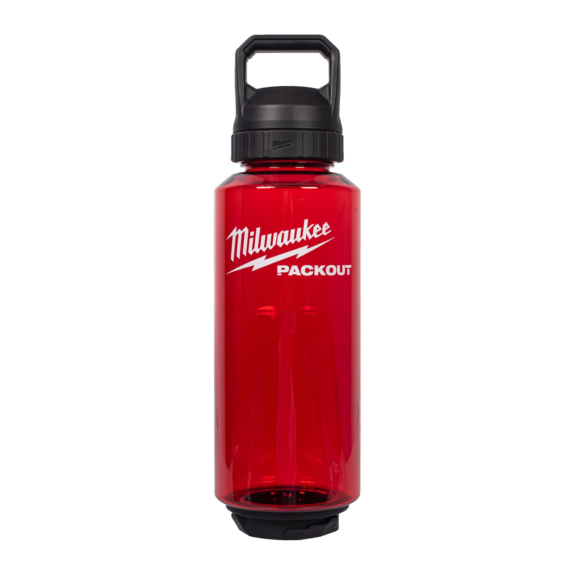 Milwaukee PACKOUT bouteille plastique 1420 ml avec bouchon sport rouge