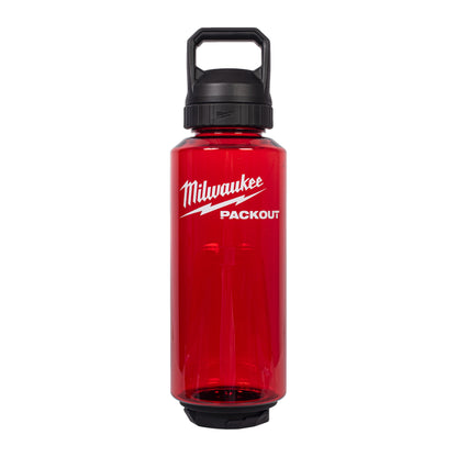 Milwaukee PACKOUT bouteille plastique 1420 ml avec bouchon sport rouge