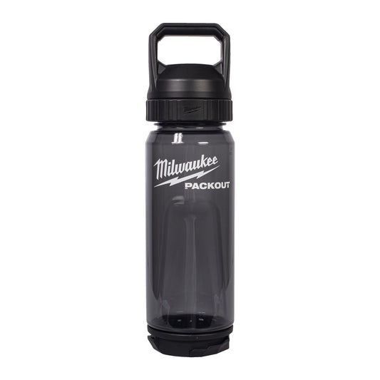 Milwaukee PACKOUT bouteille plastique 740 ml avec bouchon sport noir
