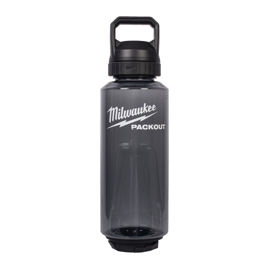 Milwaukee PACKOUT Bouteille plastique 1420 ml avec bouchon sport - noir
