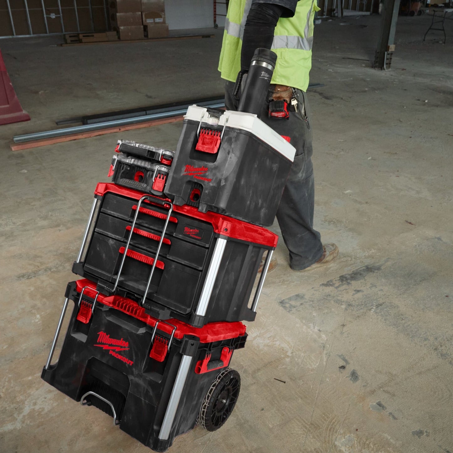 Milwaukee PACKOUT Bouteille isotherme 355 ml avec bouchon à bec - Noir