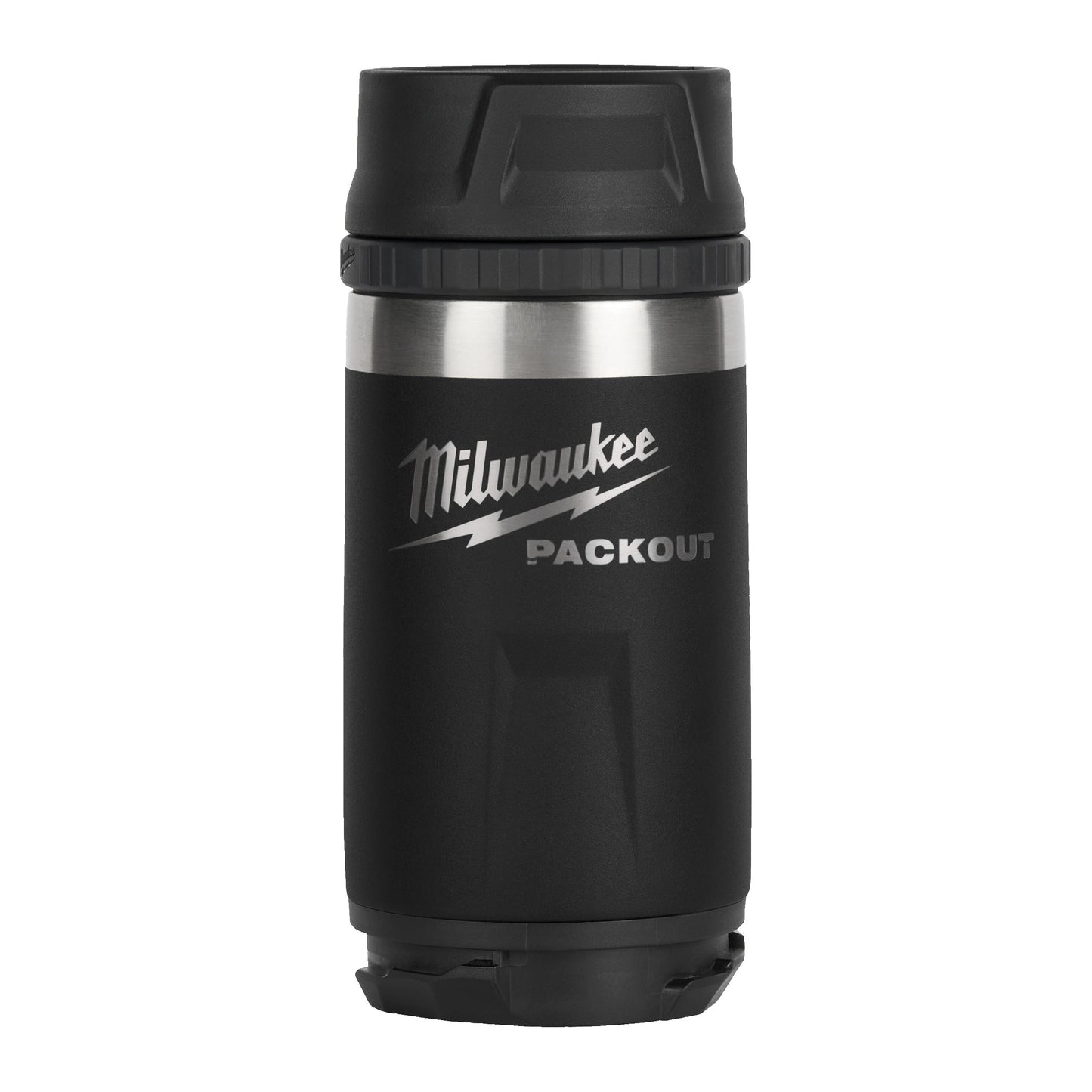 Milwaukee PACKOUT Bouteille isotherme 355 ml avec bouchon à bec - Noir
