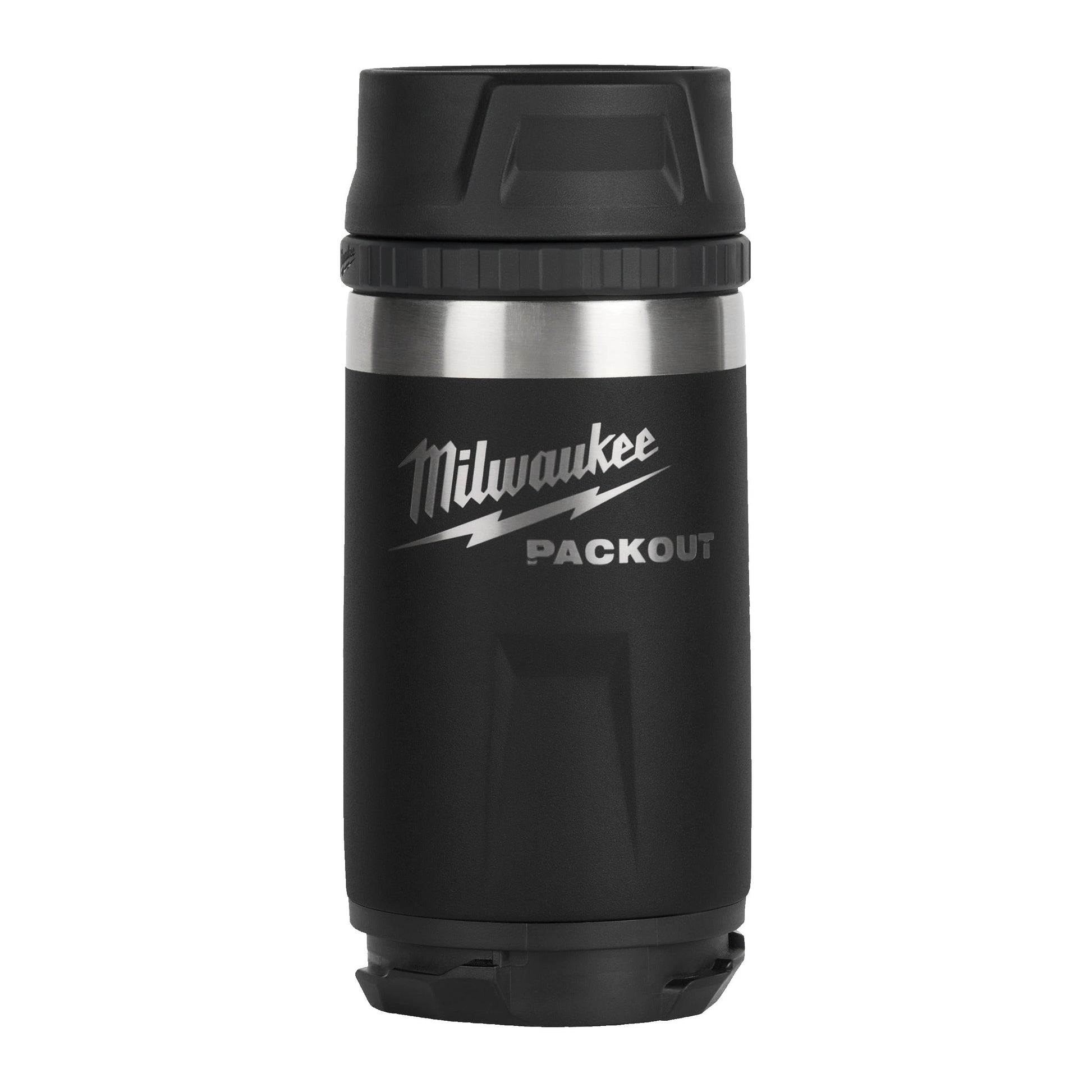 Milwaukee PACKOUT Bouteille isotherme 355 ml avec bouchon à bec - Noir