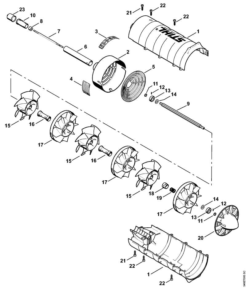 STIHL 46067105251 - Shaft
