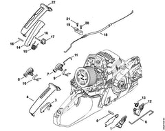 STIHL 11411820900 - Switch shaft