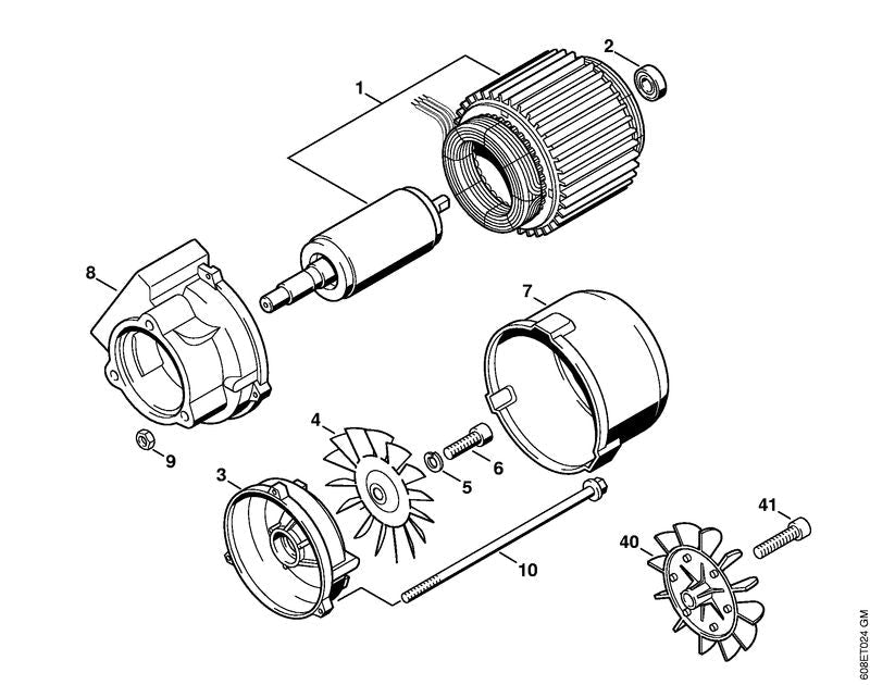 STIHL 47216060105 - Fan shroud