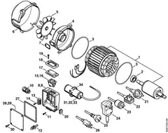 STIHL 47194390500 - Gasket