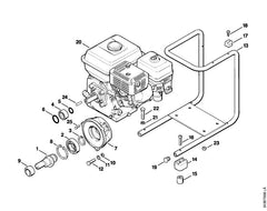 STIHL 47187912800 - Annular buffer