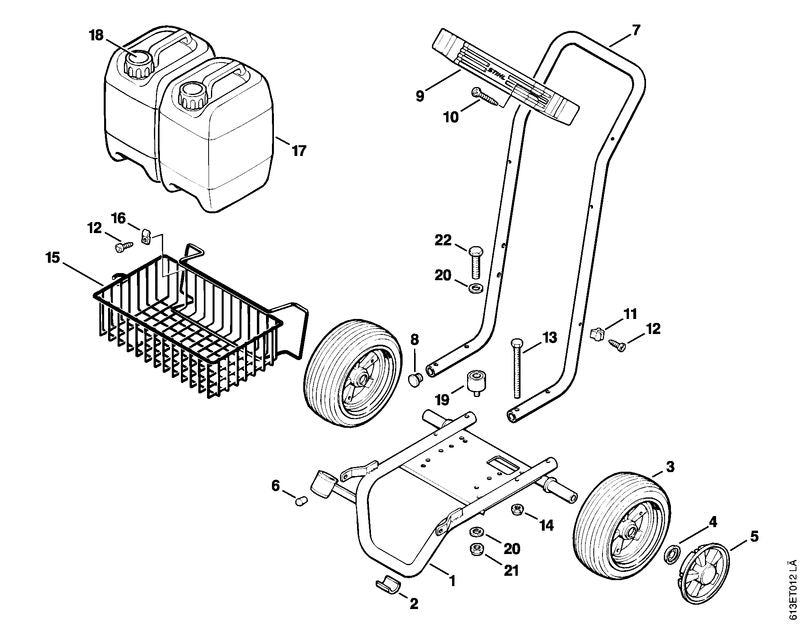 STIHL 47187902800 - Basket