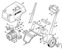 STIHL 47167910200 - Handle