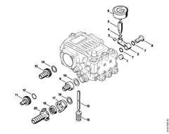 STIHL 47160071055 - Set of gaskets