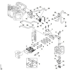 STIHL 00040071807 - Carburettor repair kit