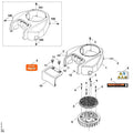 STIHL Capot de canalisation d'air (OEM 0004-080-0903)