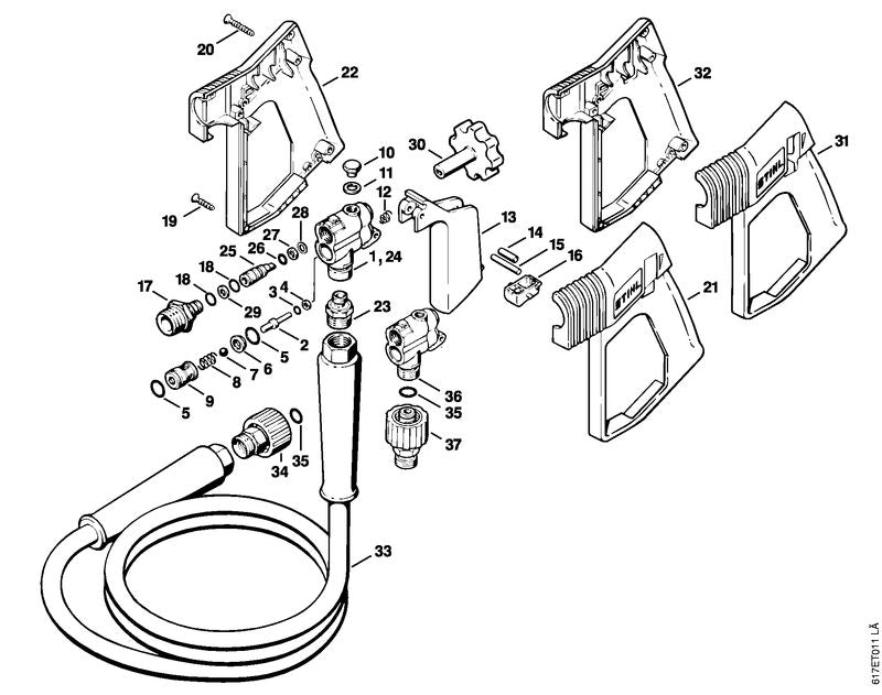 STIHL 47160071052 - Set of gaskets