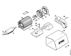 STIHL 47176001135 - Rotor 230 V